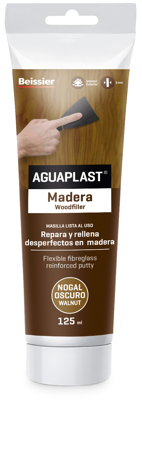 MASILLA PARA MADERA NOGAL 125ml TITAN