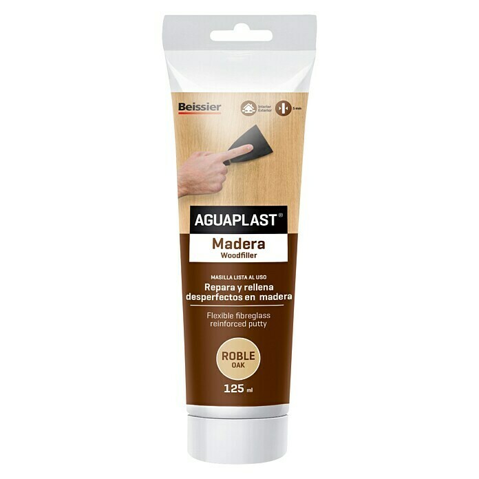 MASILLA MADERA COLOR ROBLE 125ML AGUAPLAST